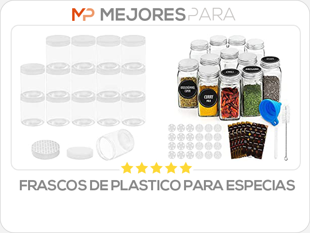 frascos de plastico para especias