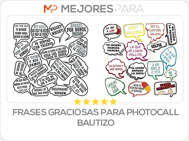 frases graciosas para photocall bautizo