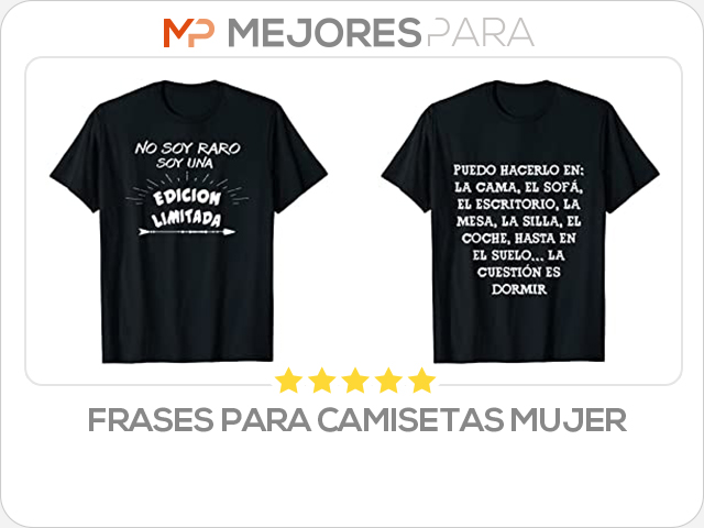 frases para camisetas mujer