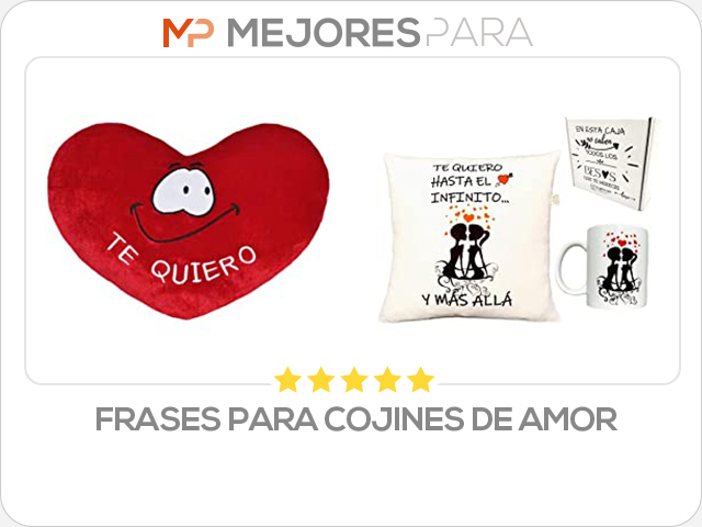 frases para cojines de amor