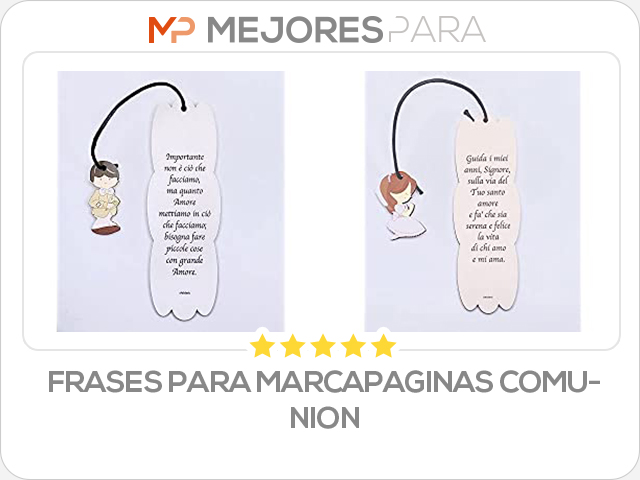 frases para marcapaginas comunion