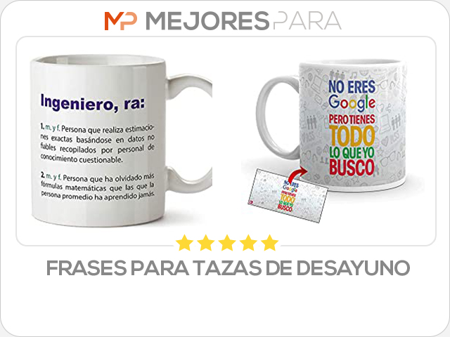 frases para tazas de desayuno