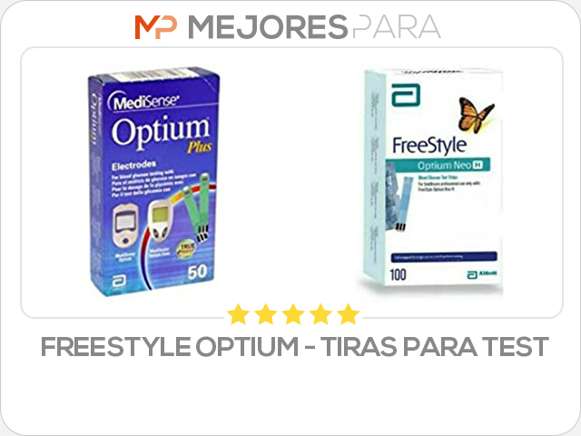 freestyle optium - tiras para test