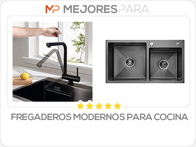 fregaderos modernos para cocina