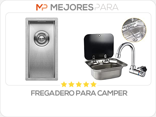 fregadero para camper