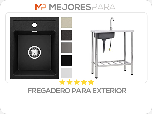 fregadero para exterior