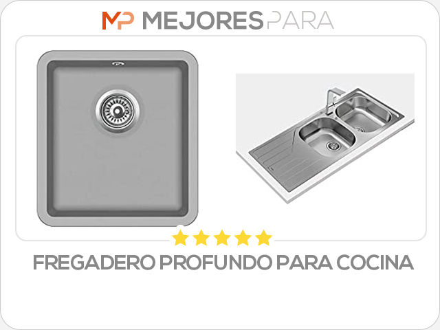 fregadero profundo para cocina