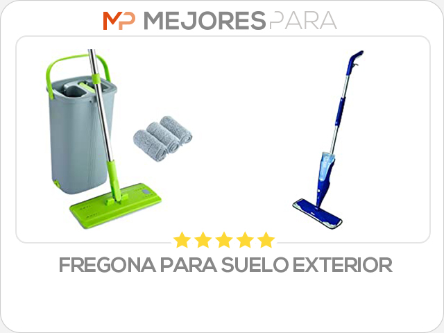 fregona para suelo exterior