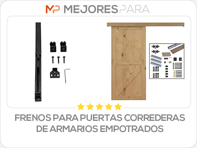 frenos para puertas correderas de armarios empotrados