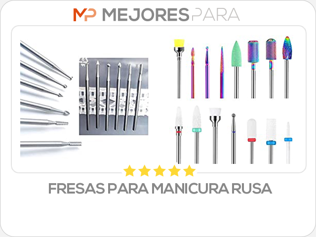 fresas para manicura rusa