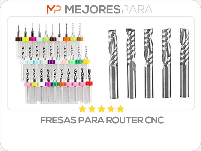 fresas para router cnc