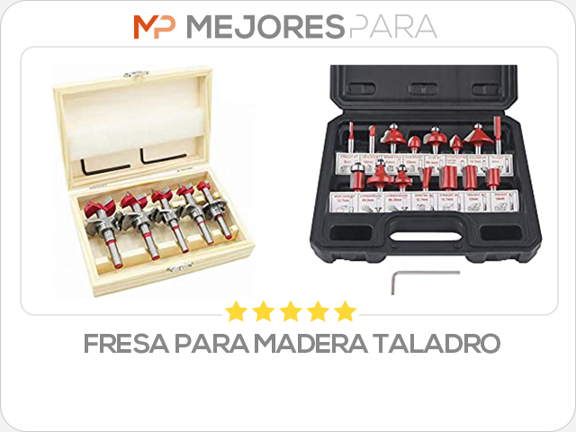 fresa para madera taladro