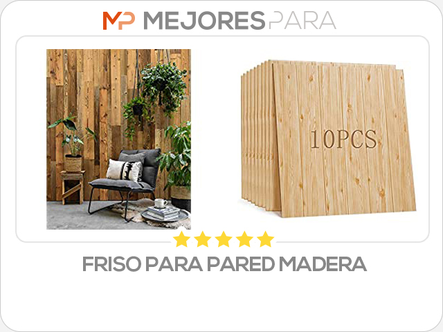 friso para pared madera