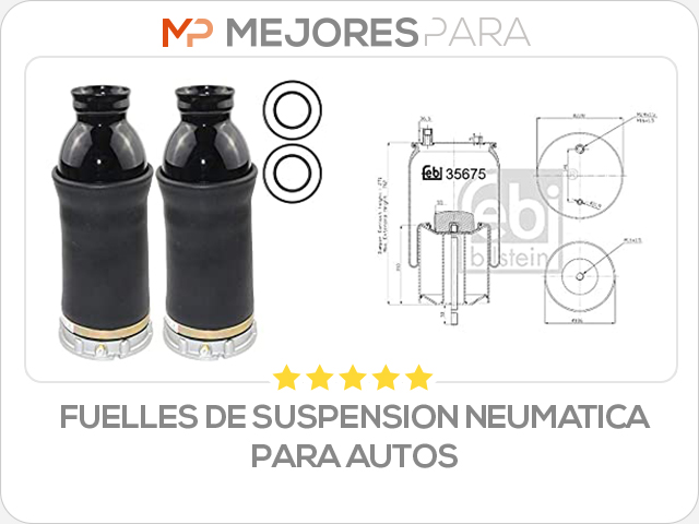 fuelles de suspension neumatica para autos