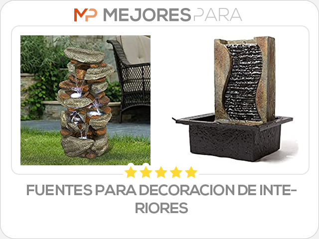 fuentes para decoracion de interiores