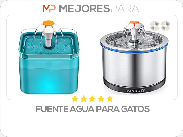 fuente agua para gatos