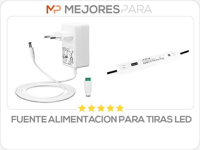 fuente alimentacion para tiras led