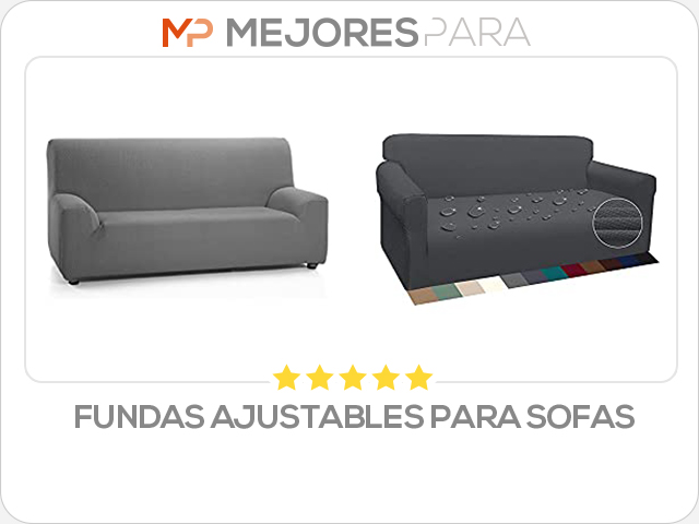 fundas ajustables para sofas