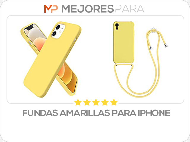 fundas amarillas para iphone