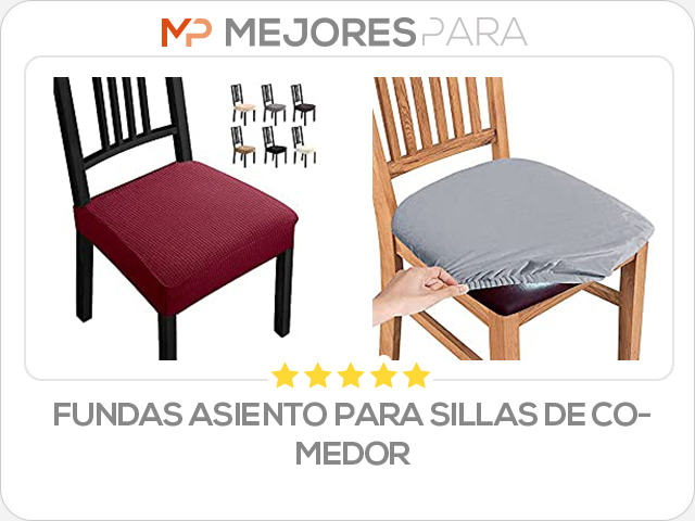 fundas asiento para sillas de comedor