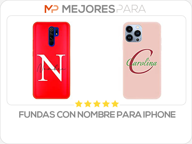 fundas con nombre para iphone