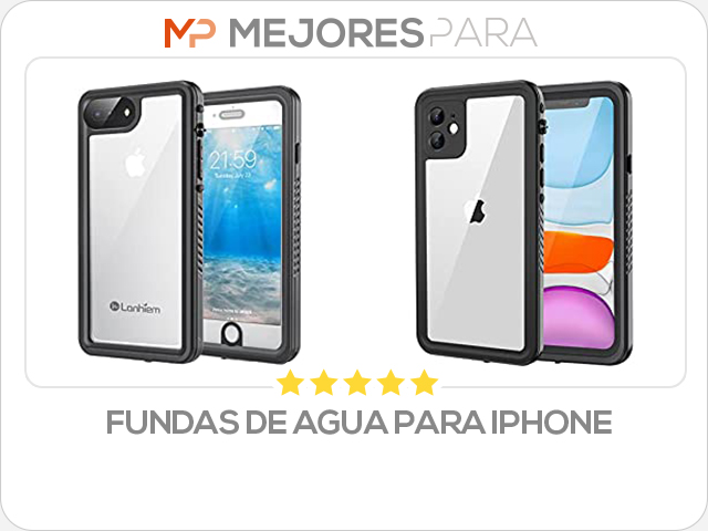 fundas de agua para iphone