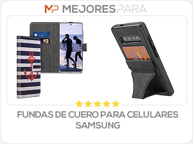 fundas de cuero para celulares samsung