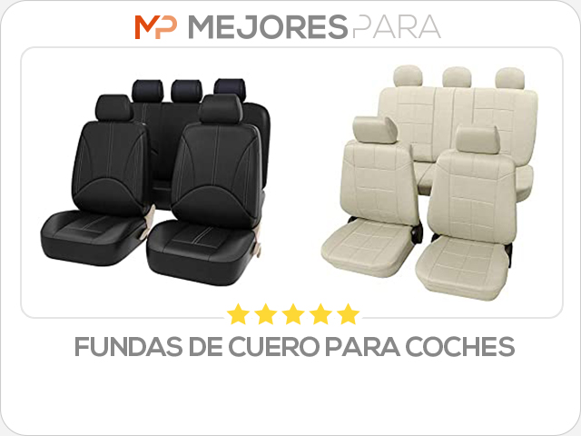 fundas de cuero para coches