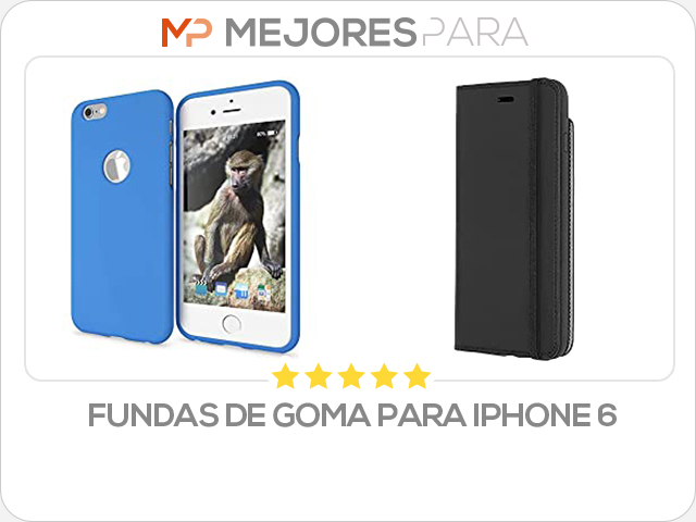 fundas de goma para iphone 6