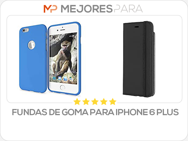 fundas de goma para iphone 6 plus