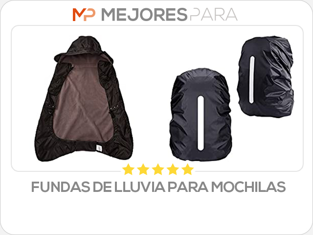 fundas de lluvia para mochilas