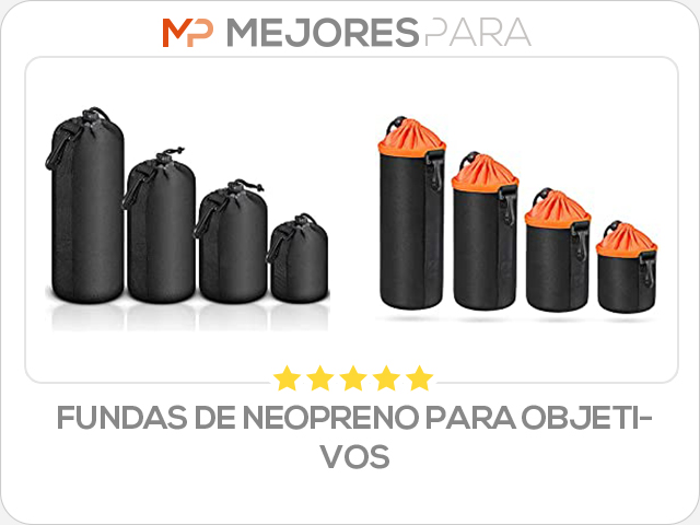 fundas de neopreno para objetivos