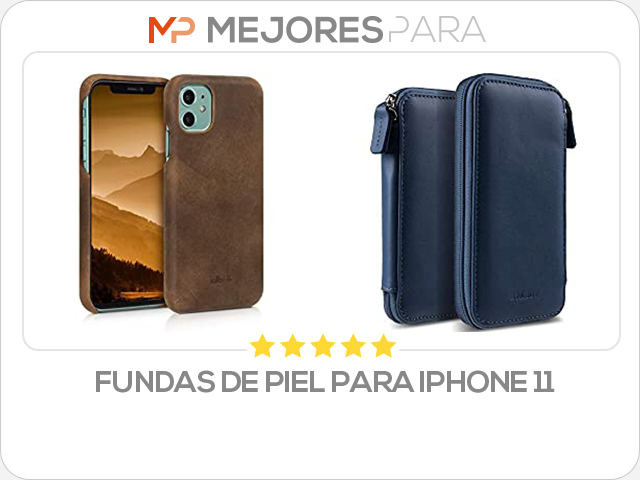 fundas de piel para iphone 11