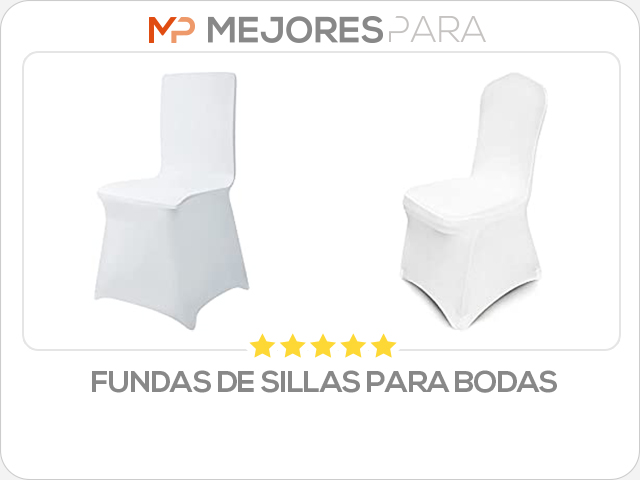 fundas de sillas para bodas