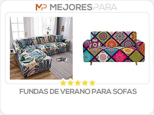 fundas de verano para sofas