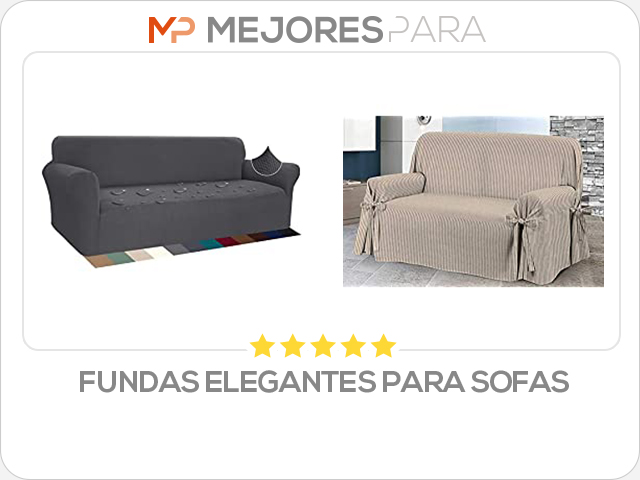 fundas elegantes para sofas