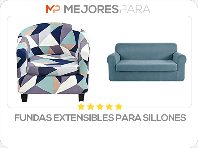 fundas extensibles para sillones