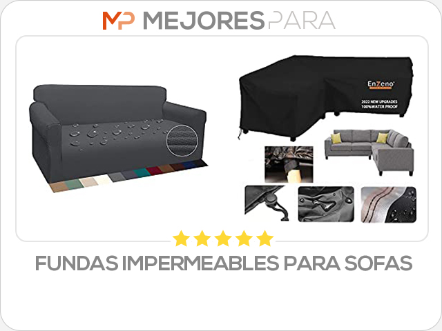 fundas impermeables para sofas