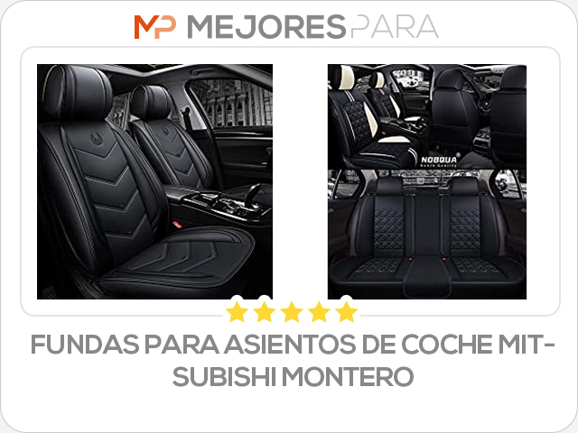 fundas para asientos de coche mitsubishi montero