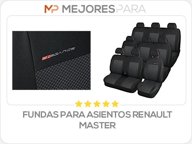 fundas para asientos renault master