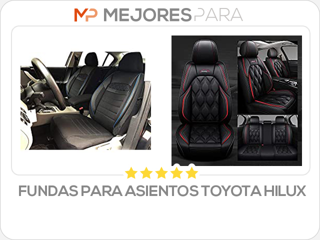 fundas para asientos toyota hilux