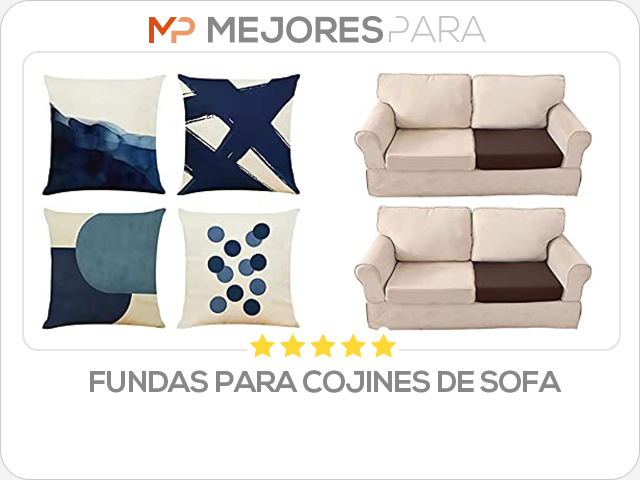 fundas para cojines de sofa