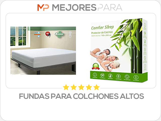 fundas para colchones altos