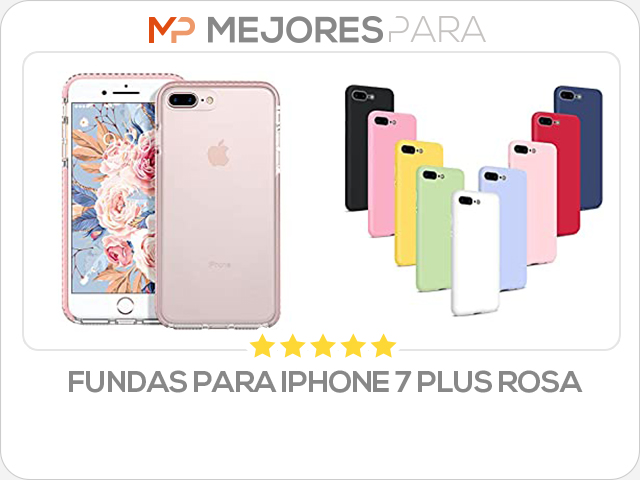 fundas para iphone 7 plus rosa