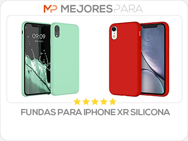 fundas para iphone xr silicona