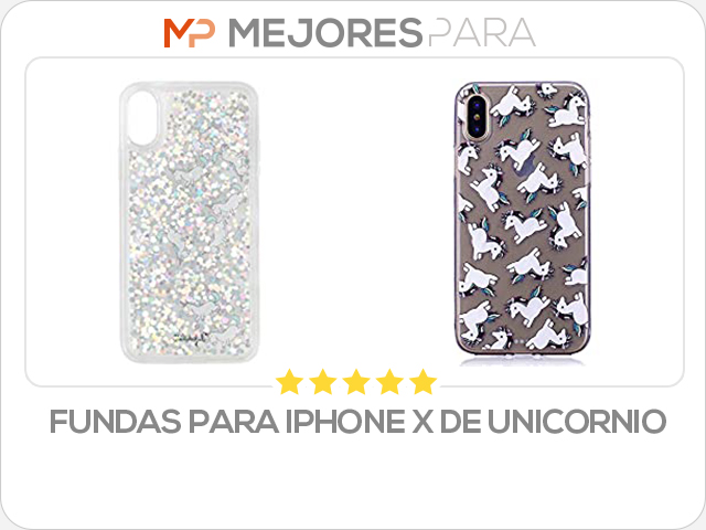 fundas para iphone x de unicornio