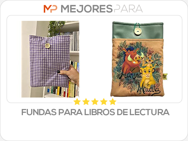 fundas para libros de lectura