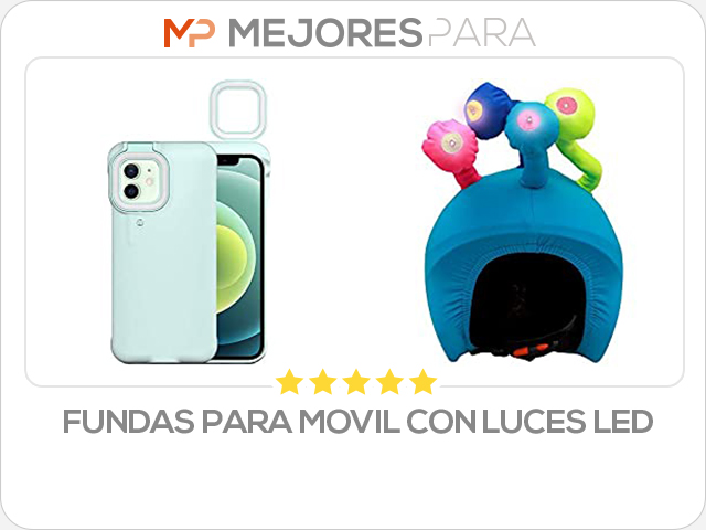 fundas para movil con luces led