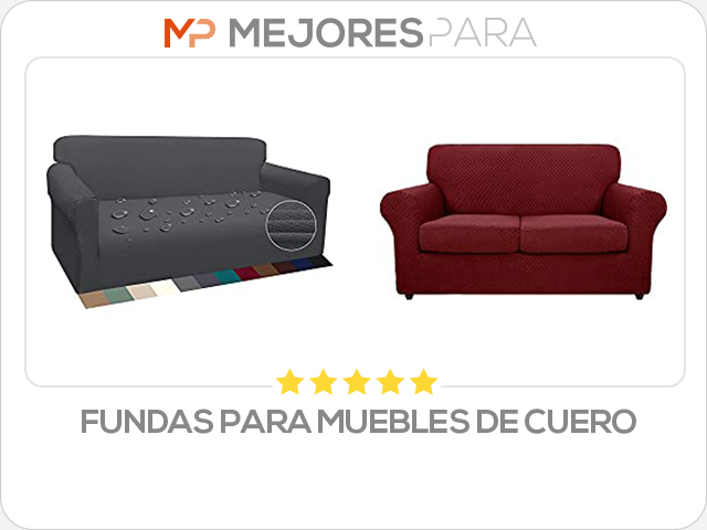 fundas para muebles de cuero