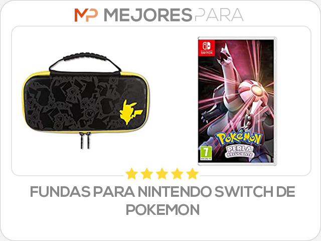 fundas para nintendo switch de pokemon